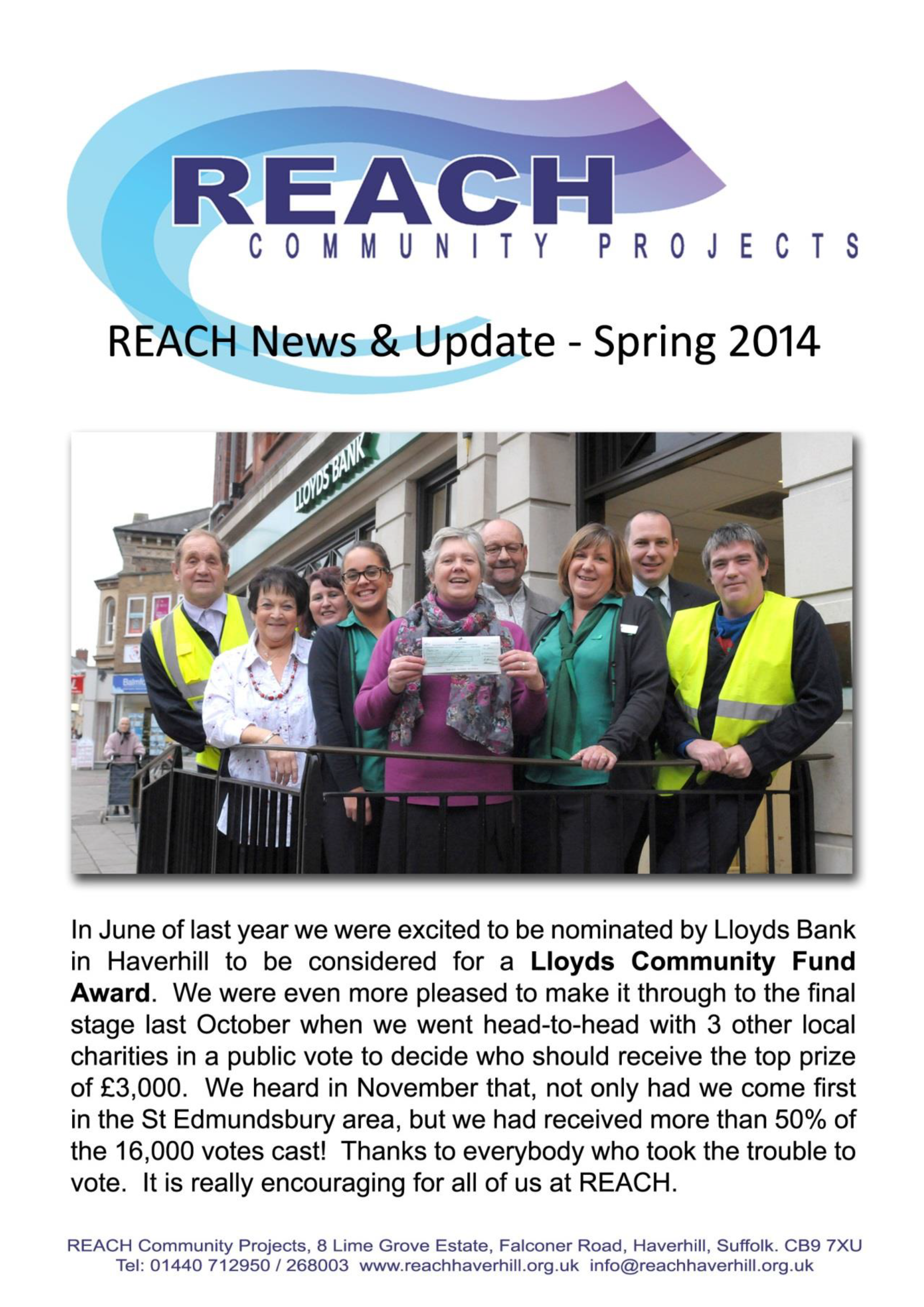 REACH News Spring 2014-1
